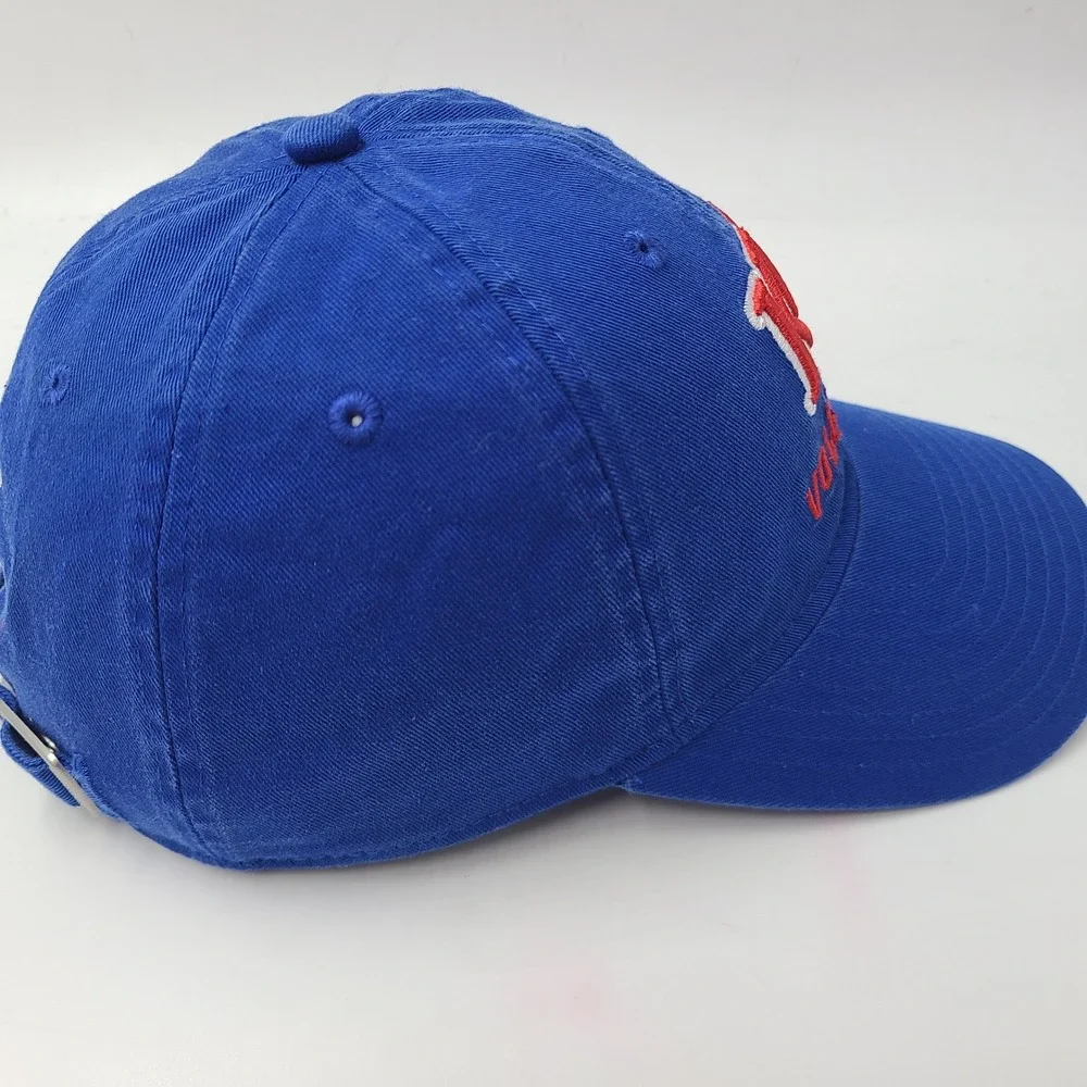 Kansas Jayhawks Hat Strapback Adidas Blue NCAA Volleyball University KU Logo Men
